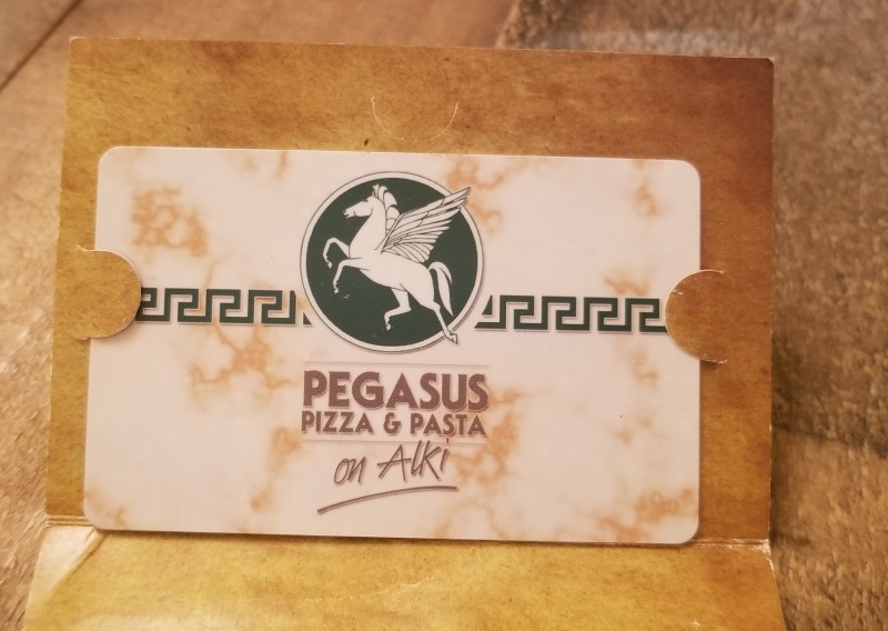 Pegasus Pizza gift cards - West Seattle pizza and pasta
