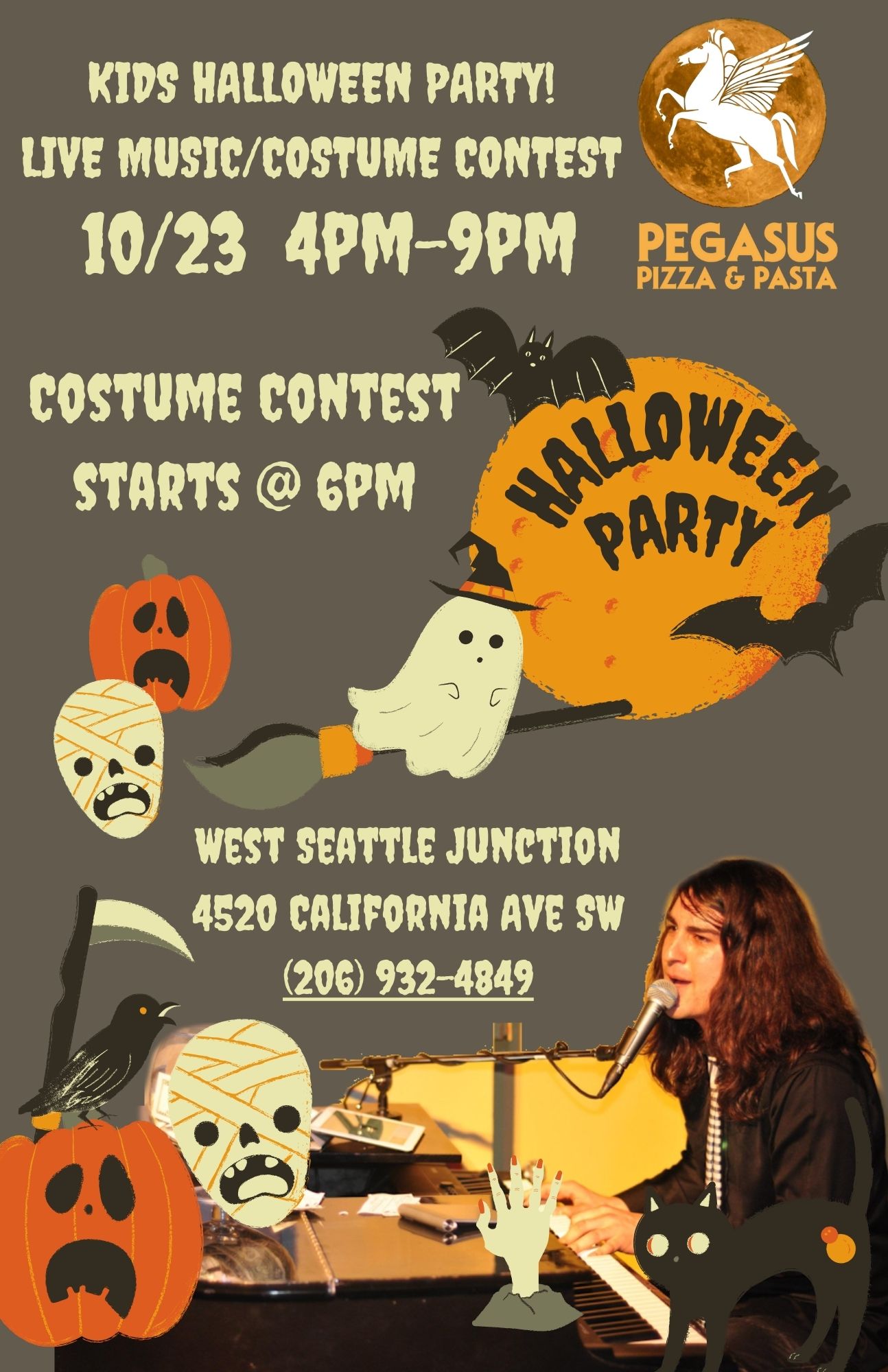 Kids Halloween Costume Party and Live Music